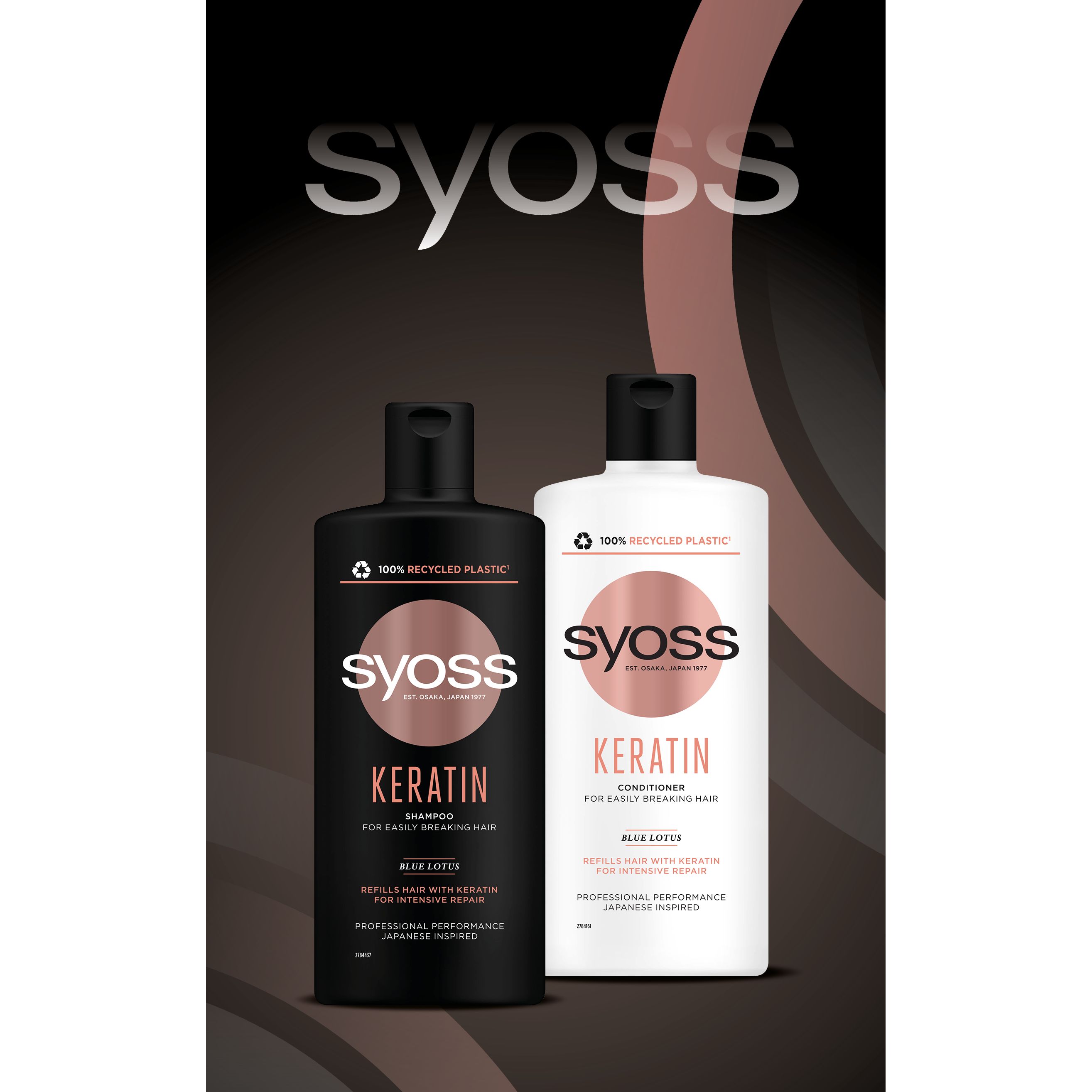 Набір Syoss Keratin. Intensive Repair Шампунь 440 мл + бальзам 440 мл - фото 4