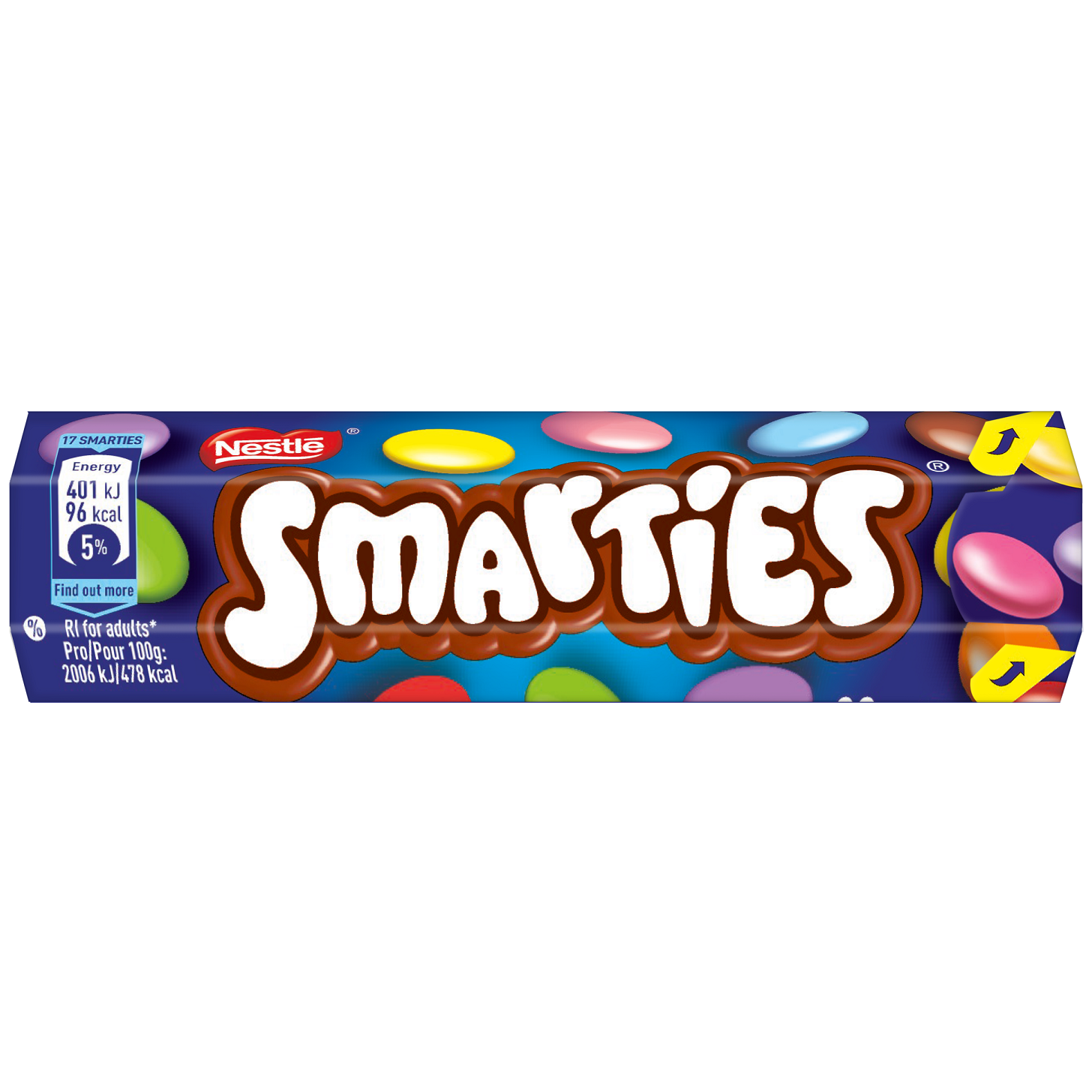 Драже Nestle Smarties з молочним шоколадом та хрумкою цукровою глазур'ю 38 г (691775) - фото 1