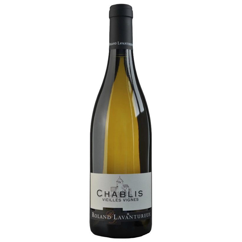 Вино Roland Lavantureux Chablis Vieilles Vignes, белое, сухое, 12,5%, 0,75 л - фото 1