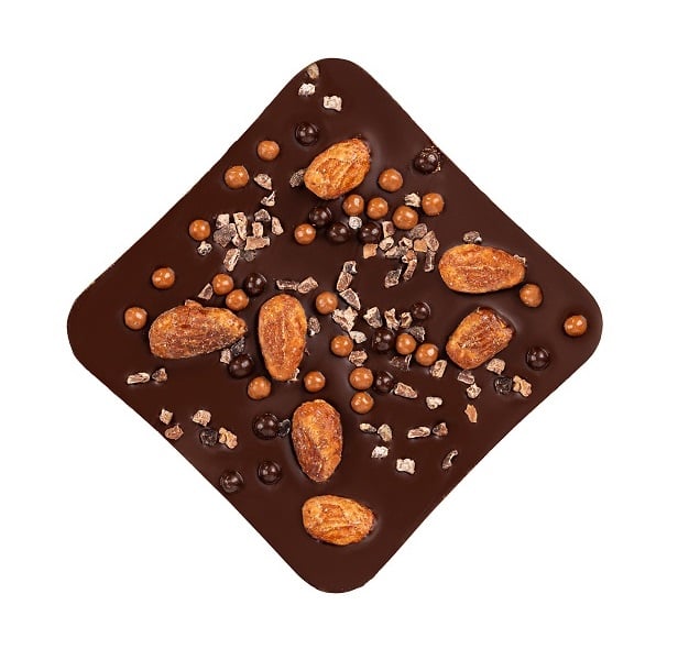 Шоколад Spell із шоколадною карамеллю, темний, 100 г (811246) - фото 3