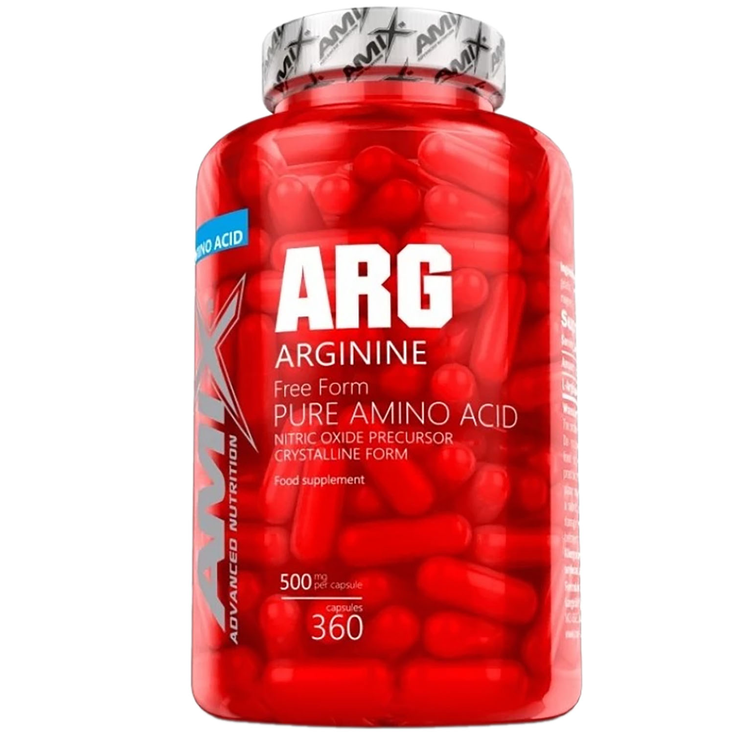 Амінокислота Amix Arginine 500 мг 360 капсул - фото 1