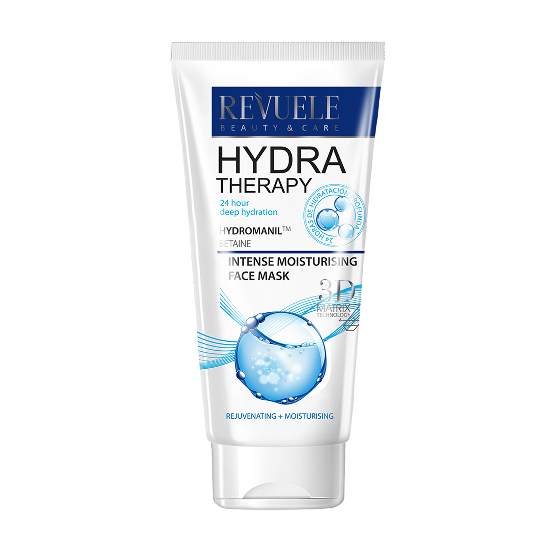 Интенсивно увлажняющая маска для лица Revuele Hydra Therapy Intense Moisturising Face Mask, 150 мл - фото 1