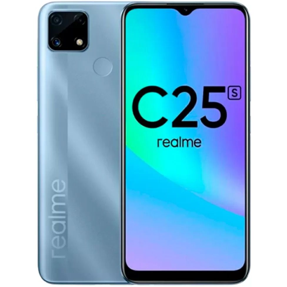 Смартфон Realme C25s 4/128Gb Watery Blue (Global) - фото 1