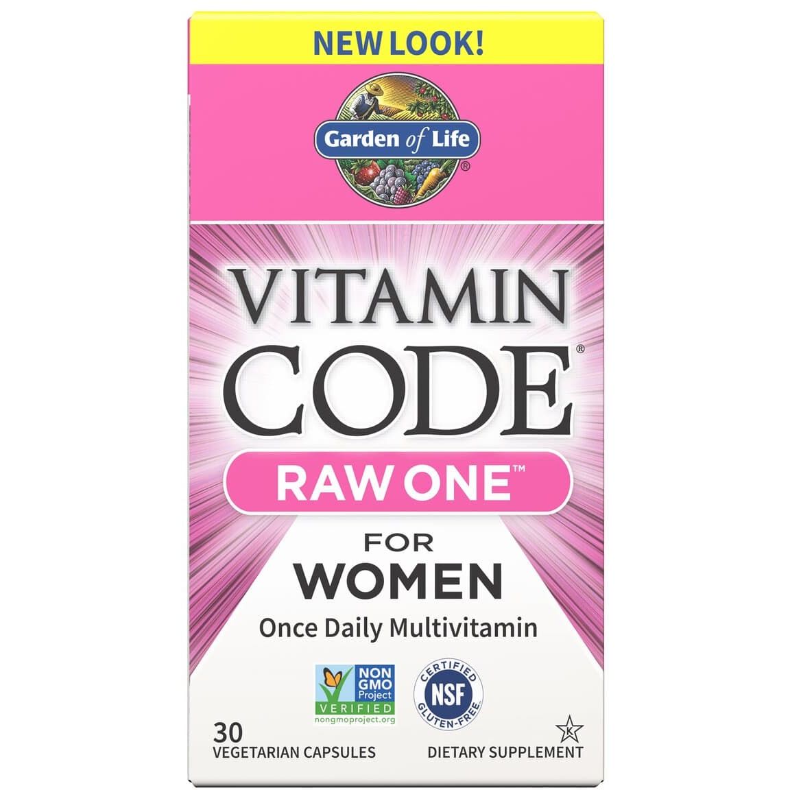 Мультивітаміни для жінок Garden of Life Raw One for Women Vitamin Code 30 капсул (GOL11550) - фото 1