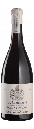 Вино Domaine Comtesse de Cherisey Blagny 1 Cru La Genelotte Monopole 2018, червоне, сухе, 12%, 0,75 л - фото 1