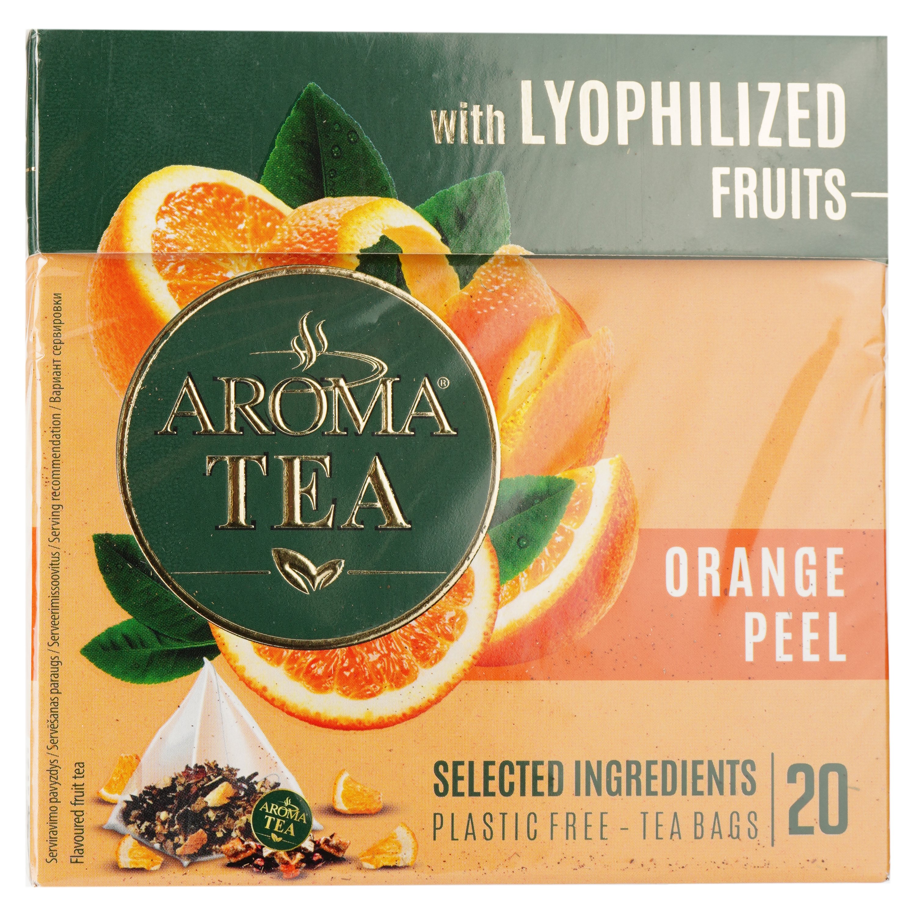 Суміш фруктово-ягідна Aroma Tea, з апельсином, 40 г (20 шт. х 2 г) - фото 1