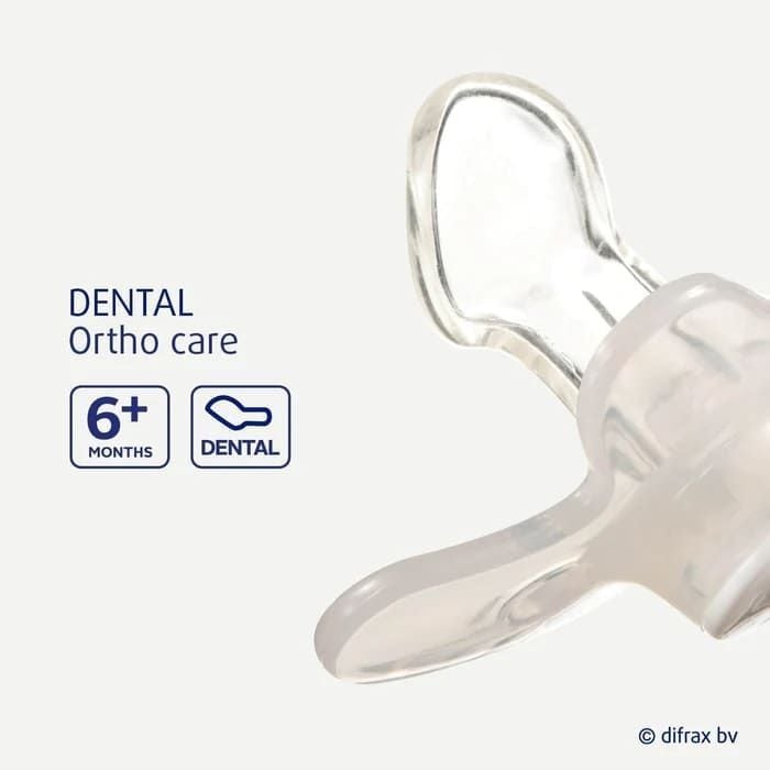 Пустушка силіконова Difrax Dental 6+ міс. Clay (800 Clay) - фото 3