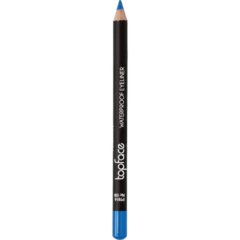 Олівець для очей TopFace Waterproof Eyeliner водостійкий PT614 відтінок 108, 1.14 г - фото 1