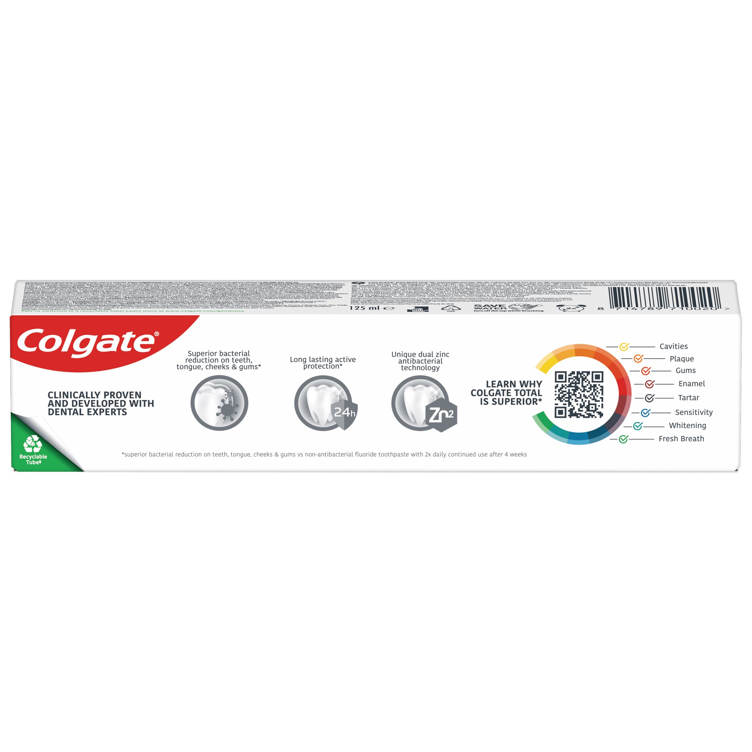 Зубная паста Colgate Total Original Toothpaste 125 мл - фото 4