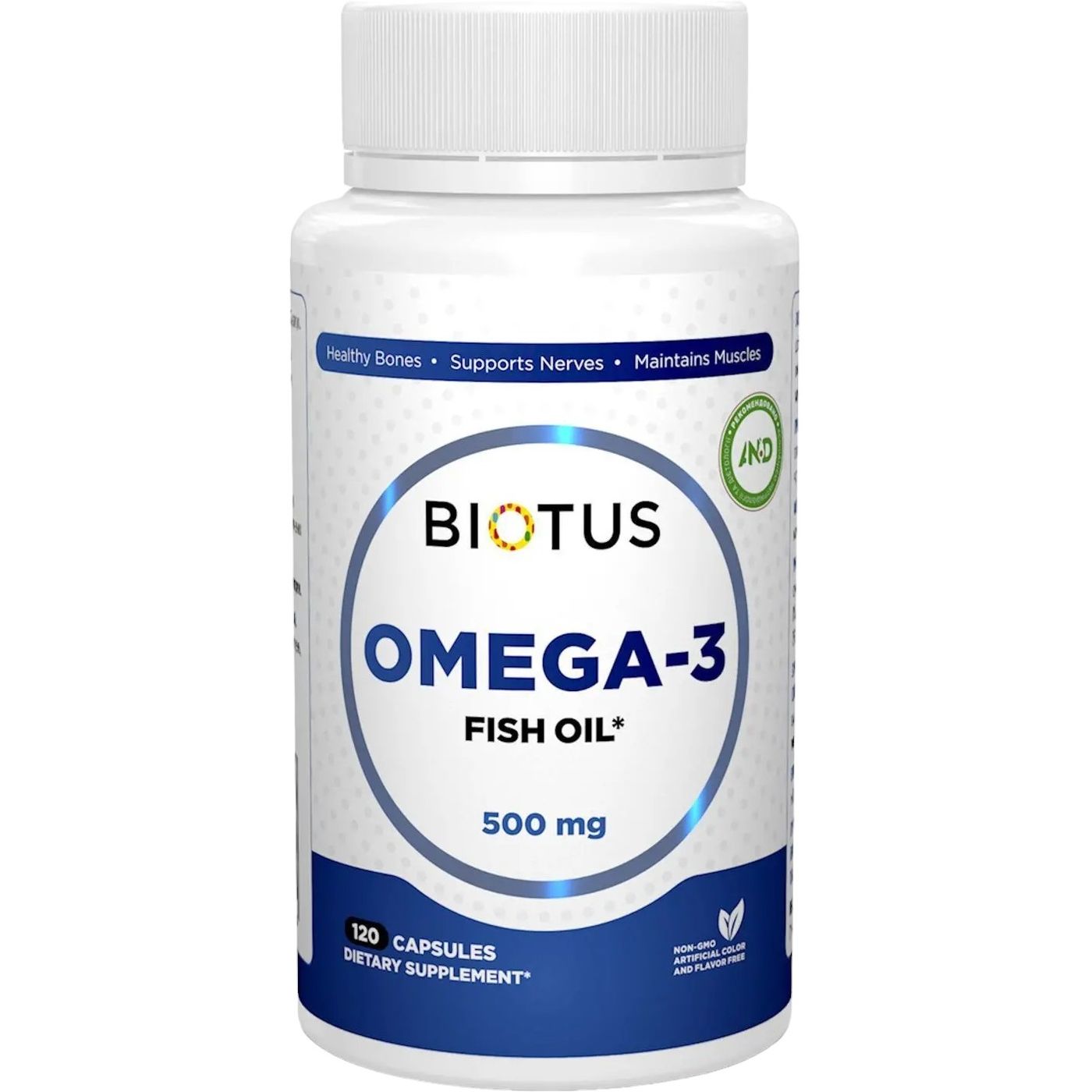 Риб'ячий жир Biotus Omega-3 Fish Oil 120 капсул - фото 1