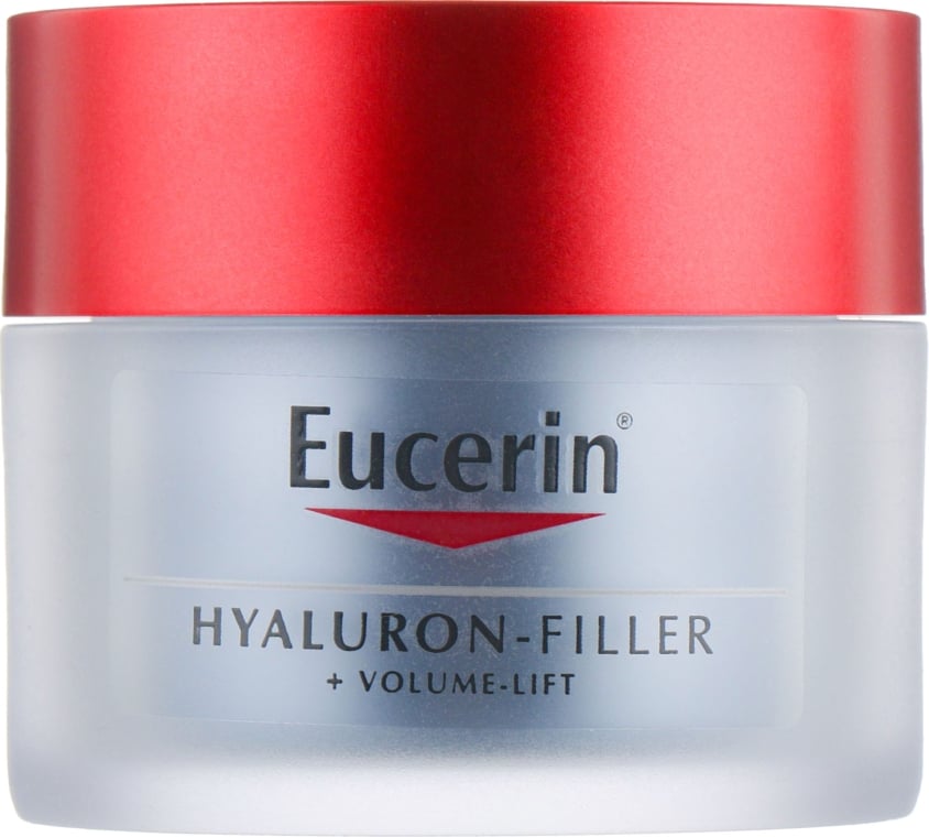 Нічний крем Eucerin Hyaluron Filler Volume Lift, для відновлення контуру обличчя, 50 мл - фото 1