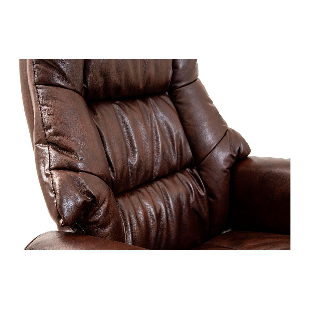 Кресло офисное Richman Конгрес Хром M-2 Широкий Anyfix Wide Кожа Люкс коричневый (RCM-1052) - фото 7