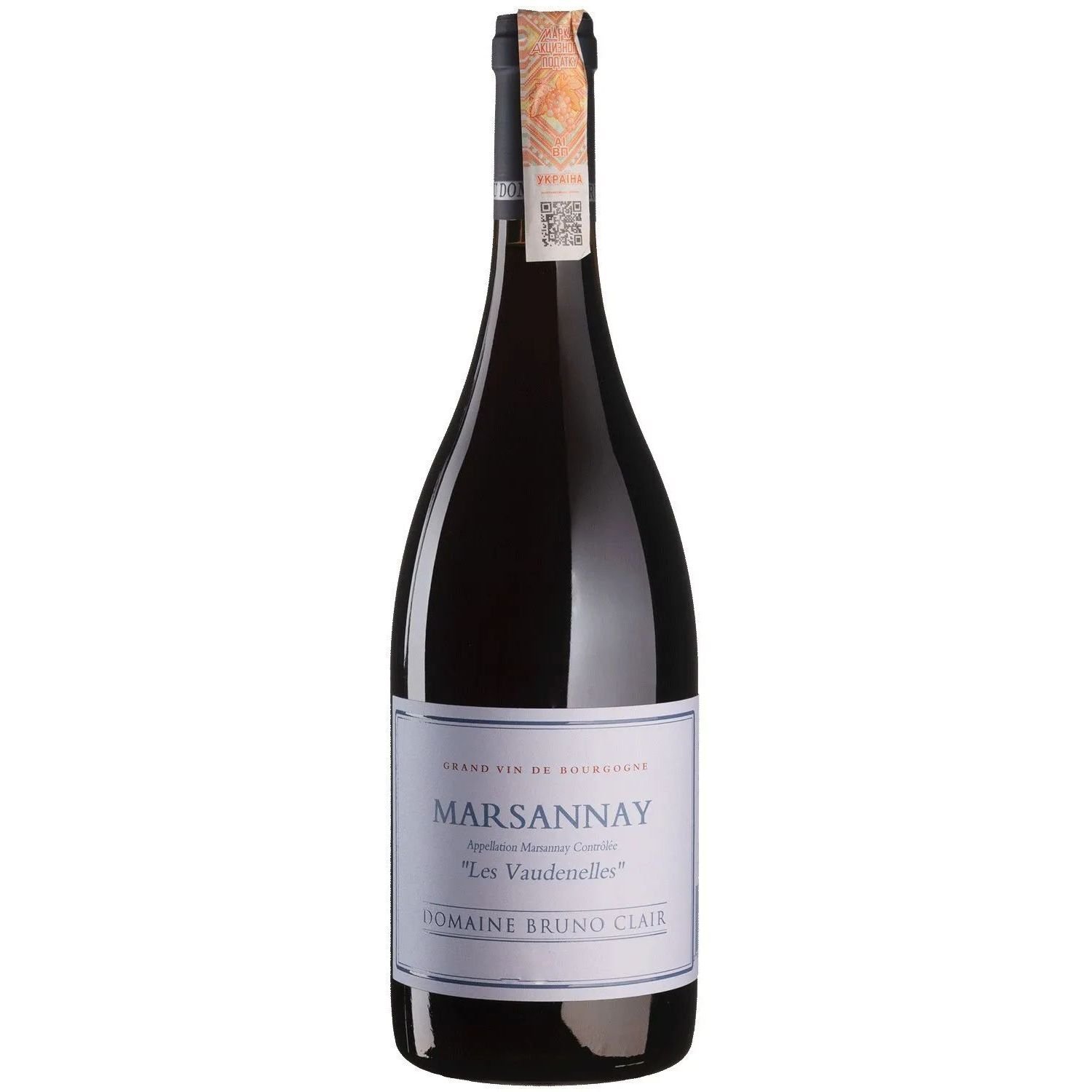 Вино Domaine Bruno Clair Marsannay Les Vaudenelles 2020, червоне, сухе, 0,75 л - фото 1