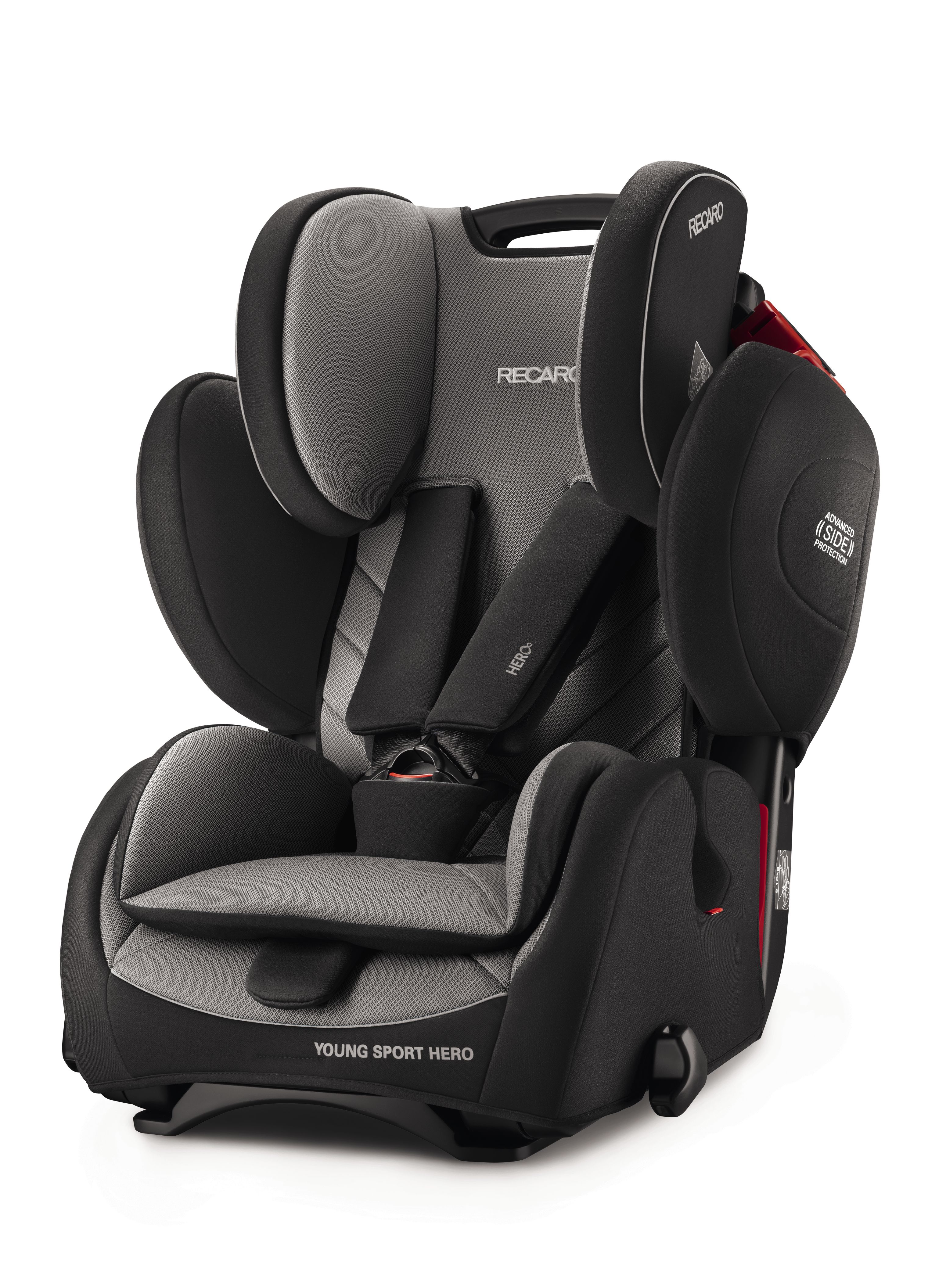 Автокрісло Recaro Young Sport Hero Carbon Black, чорний з сірим (6203.21502.66) - фото 1