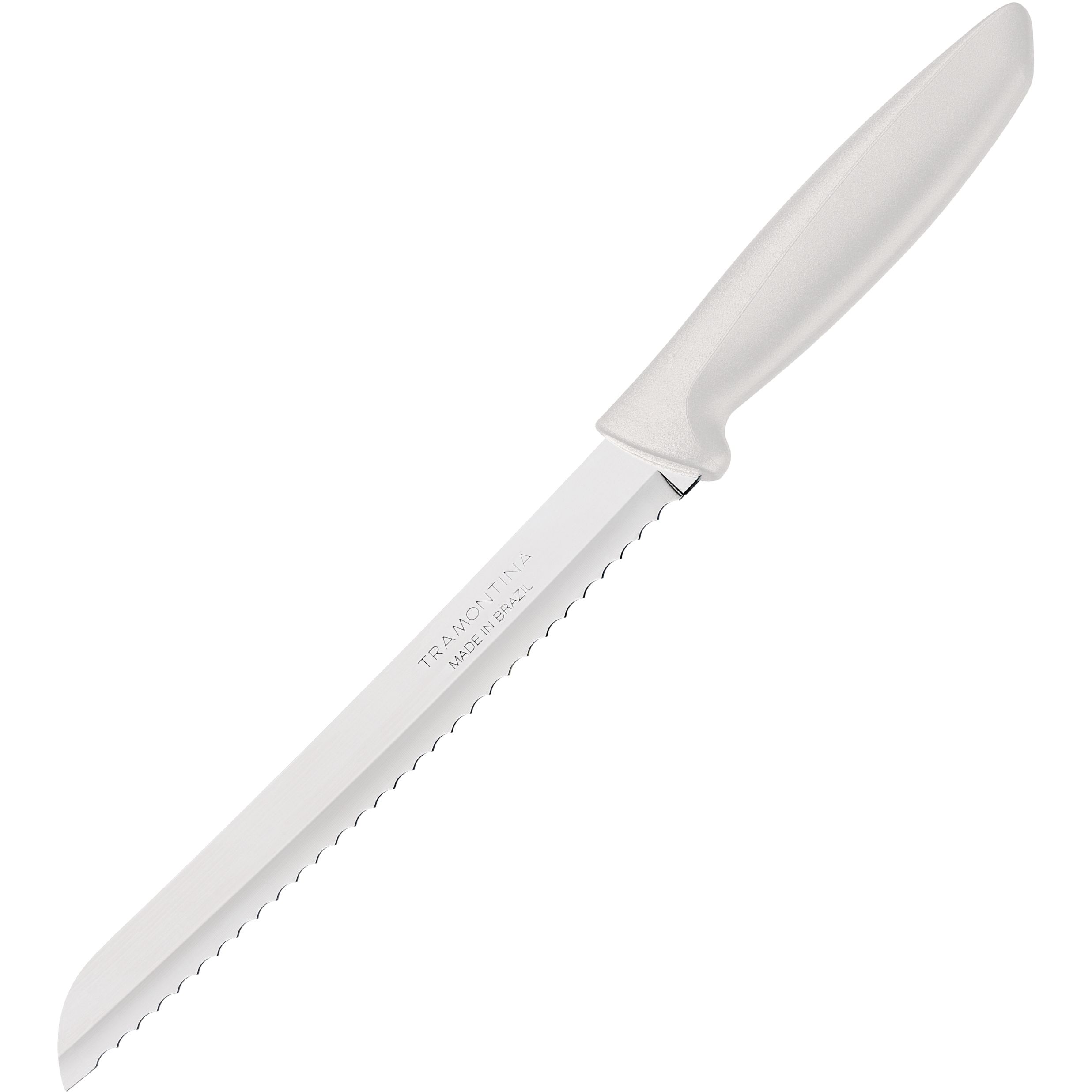 Нож для хлеба Tramontina Plenus light grey 203 мм (23422/138) - фото 1