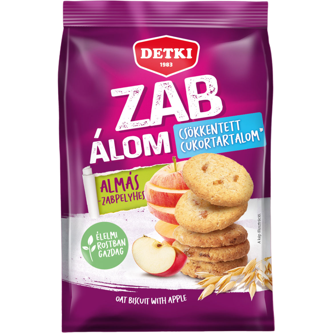 Печиво Detki Zab-Alom вівсяне з яблуком 180 г - фото 1