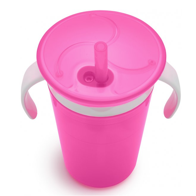 Чашка-контейнер Munchkin Snack and Sip, 266 мл, розовый (012460WWW) - фото 3