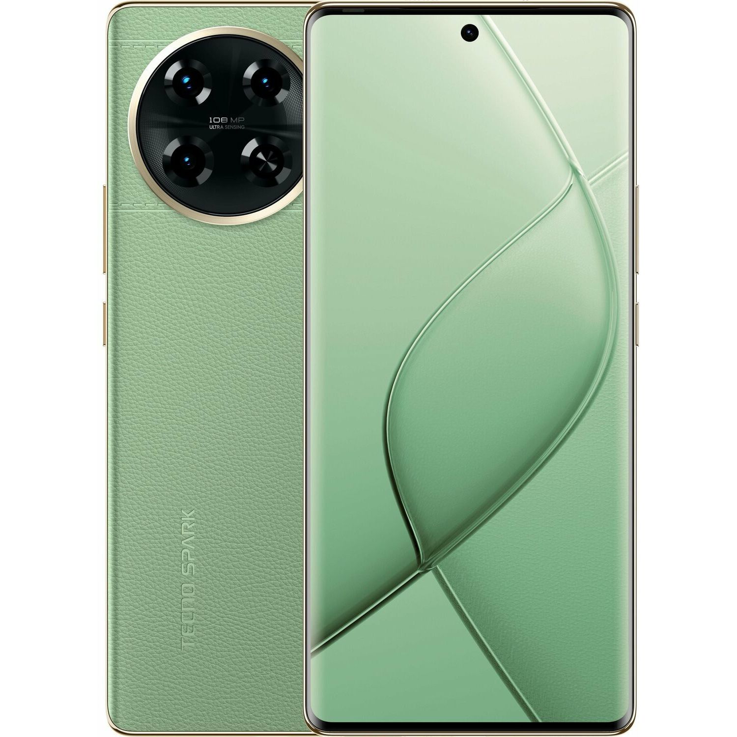 Смартфон Tecno Spark 20 Pro+ (KJ7) 8/256GB Dual Sim Magic Skin Green (4894947019135) (UA UCRF) - фото 1