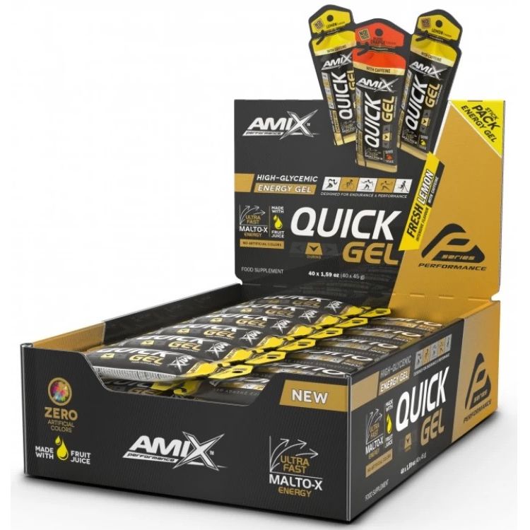 Изотоник Amix Performance Quick Gel with caffeine лимон 45 г - фото 4