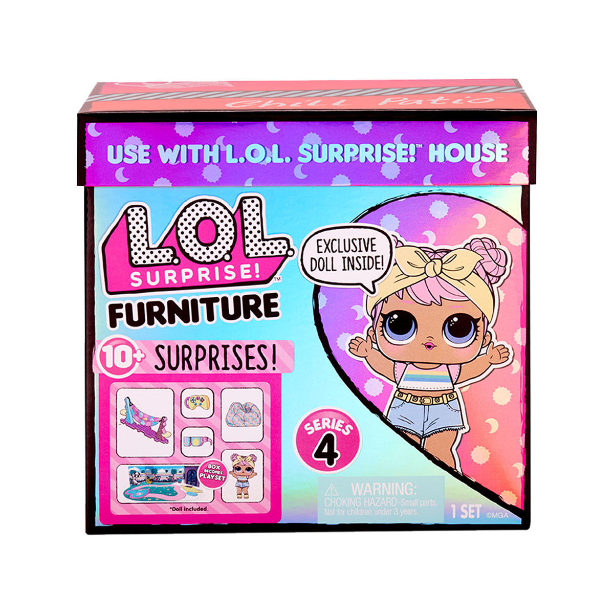 Ігровий набір з лялькою L.O.L. Surprise Furniture Леді-Релакс, з аксесуарами (572633) - фото 7