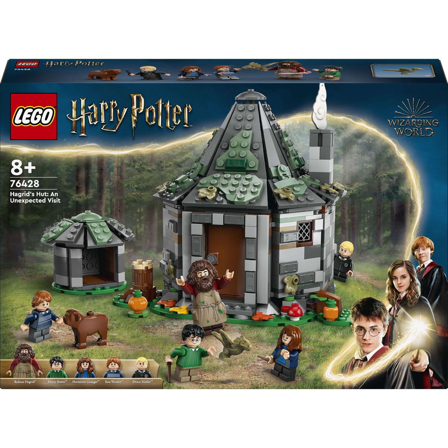 Конструктор LEGO Harry Potter Хатинка Геґріда: Несподівані гості 896 деталей (76428) - фото 1