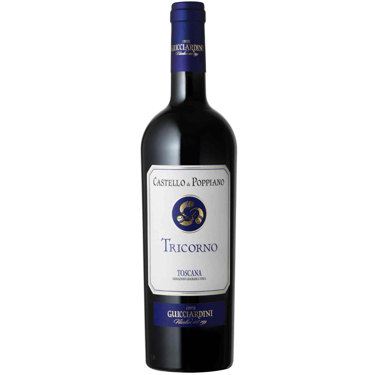 Вино Guicciardini Toscana IGT “Tricorno” 2015, 13,5-14,5%, 0,75 л (ALR15551) - фото 1