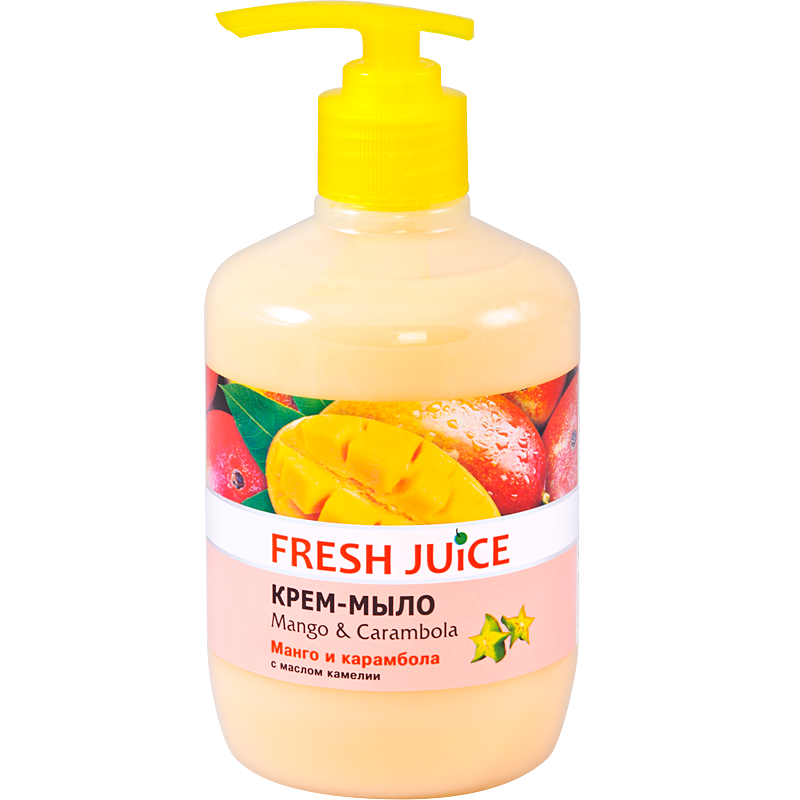 Крем-мыло Fresh Juice Mango & Carambola 460 мл - фото 1