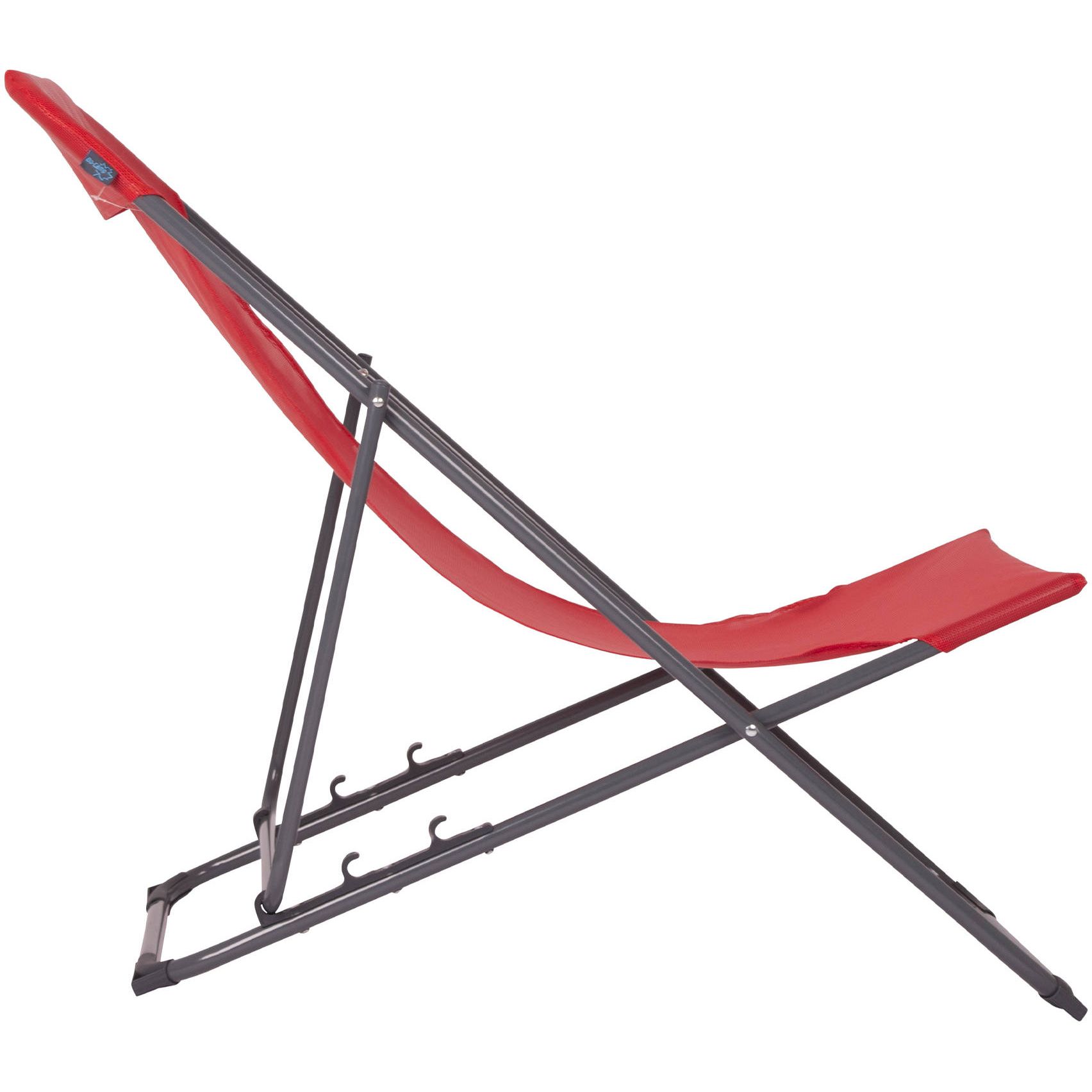 Кресло раскладное Bo-Camp Flat красное (1204686) - фото 5
