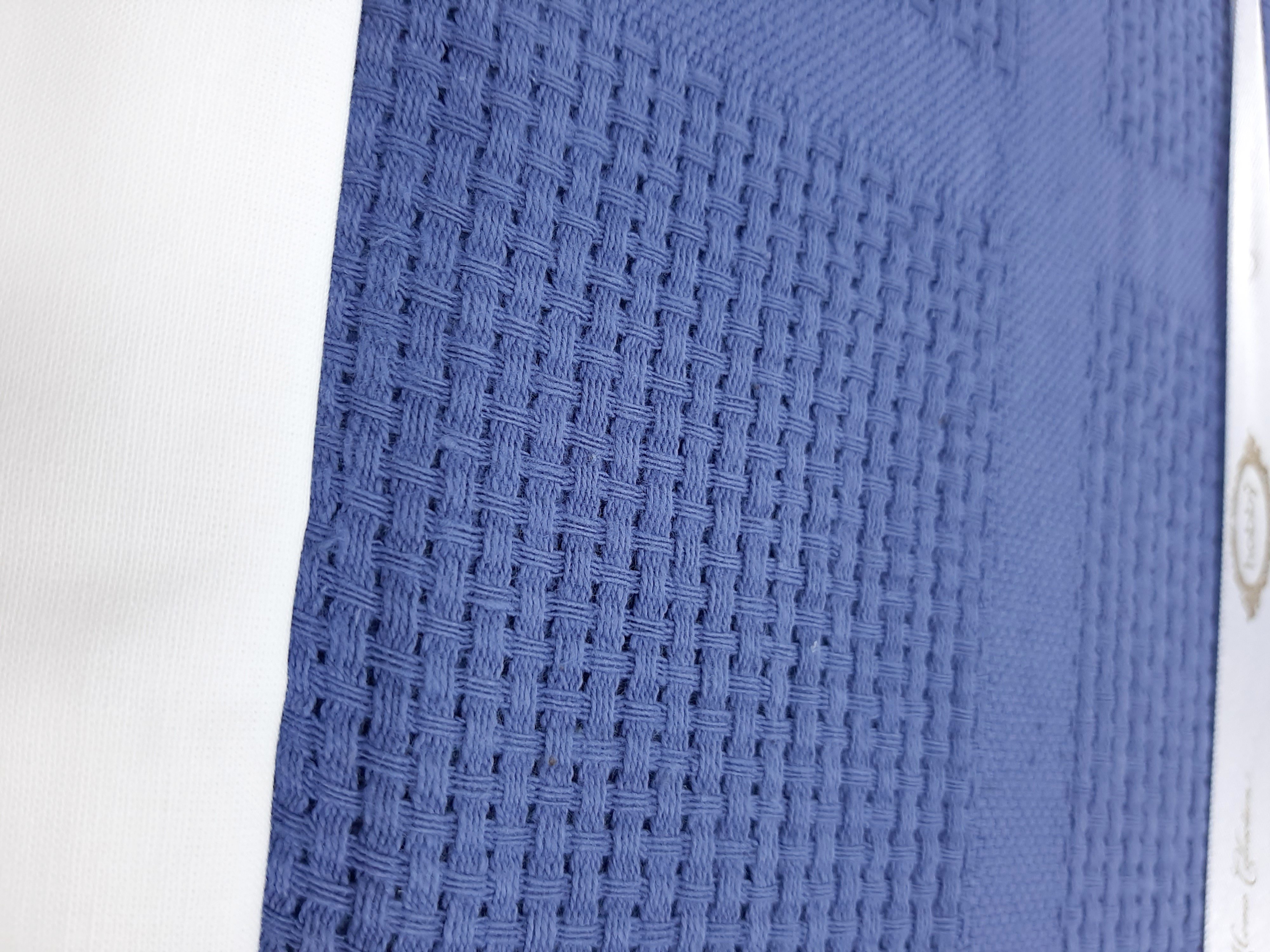 Комплект постельного белья Hobby Rainbow Pike Mavi, поплин + 3D вишивка и пике, 250х230 см, синий (8698499159457) - фото 5
