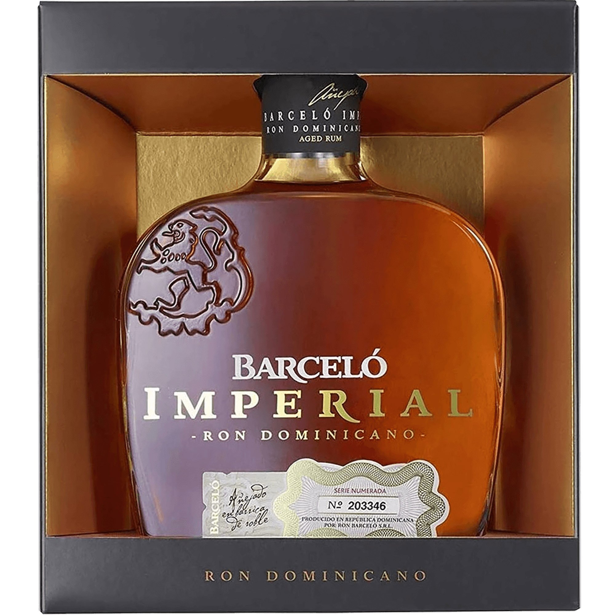 Ром Barcelo Imperial 38% 0.7 л в подарочной упаковке - фото 1