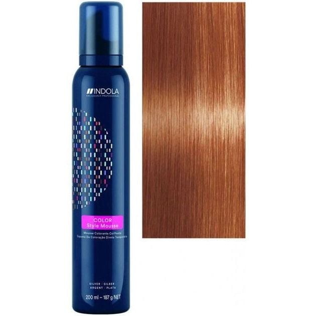 Мус для фарбування волосся Indola Color Style світло-коричневий горіховий 200 мл - фото 2