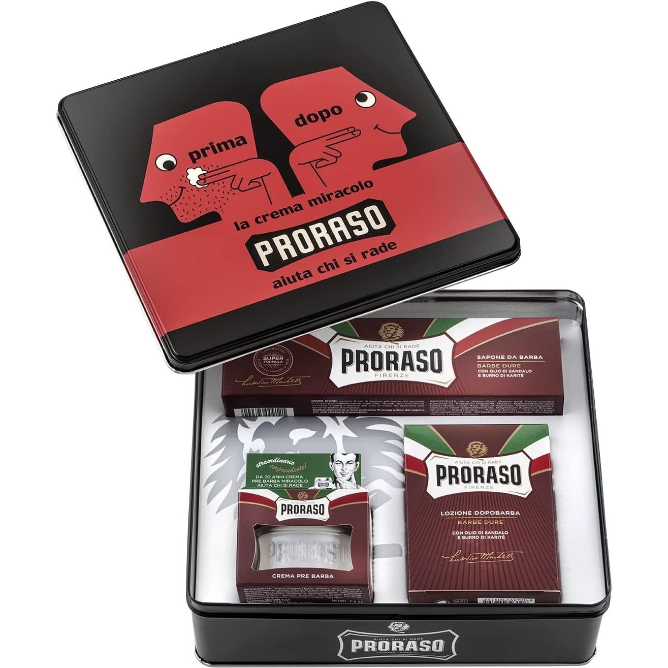 Подарочный набор для бритья Proraso Vintage Selection Primadopo Prima&Dopo - фото 1