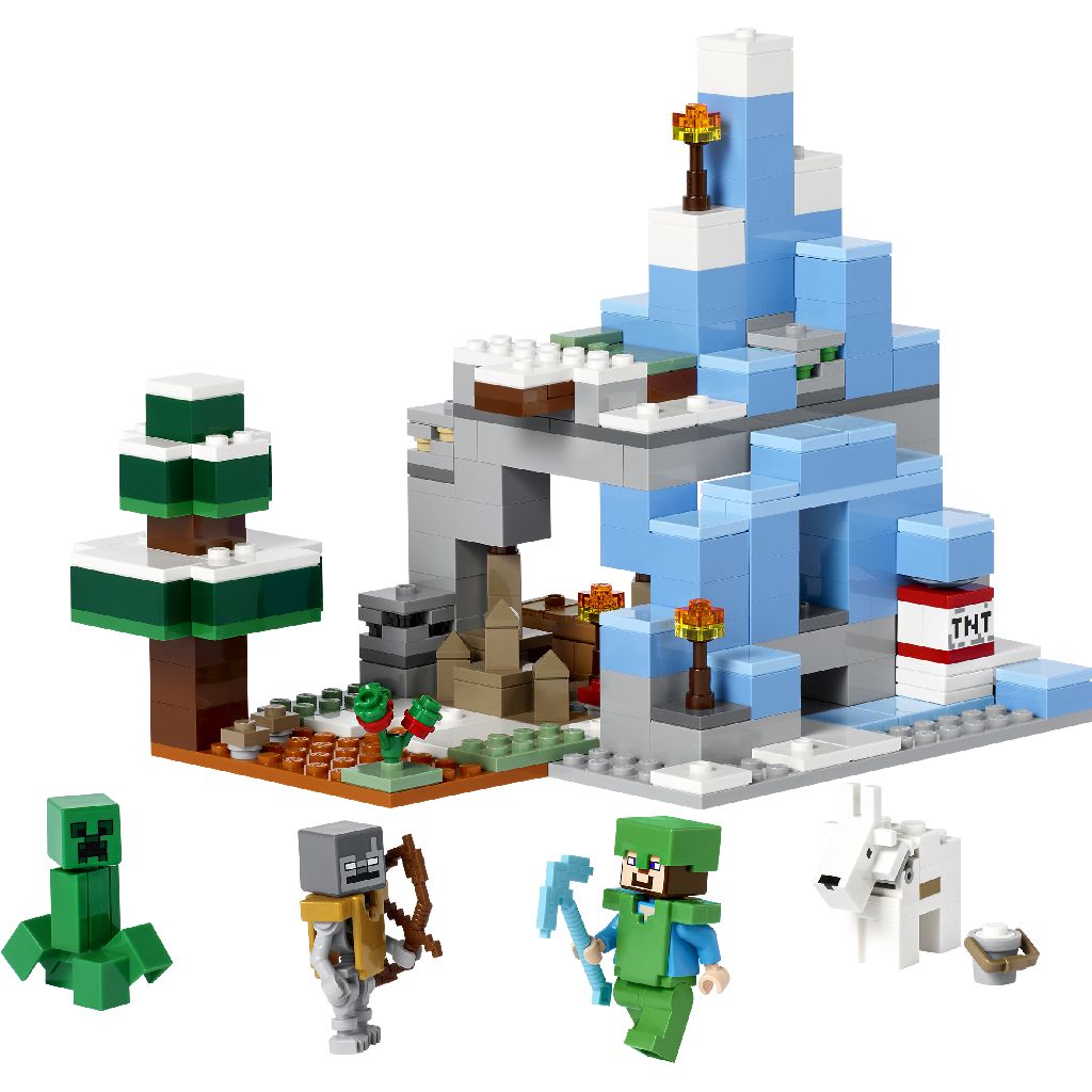 Конструктор LEGO Minecraft Замерзшие верхушки, 304 предмета (21243) - фото 3