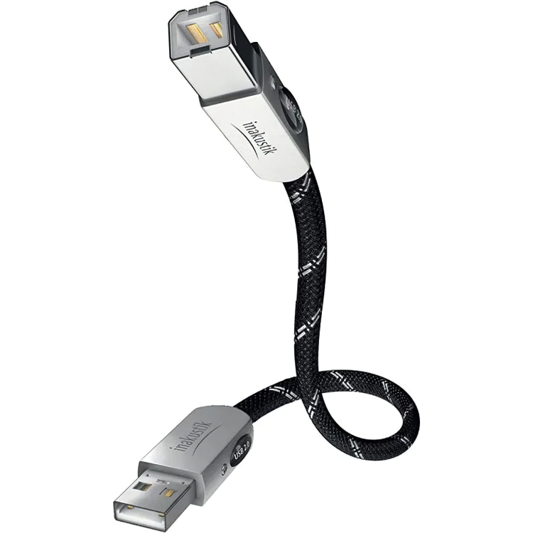 Кабель Inakustik USB A-USB B Exzellenz 1.0m - фото 1