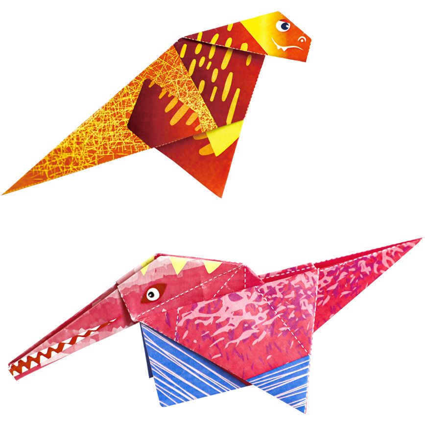 Набор для творчества Avenir Оригами Мир динозавров 40 листов (CH221810) - фото 8