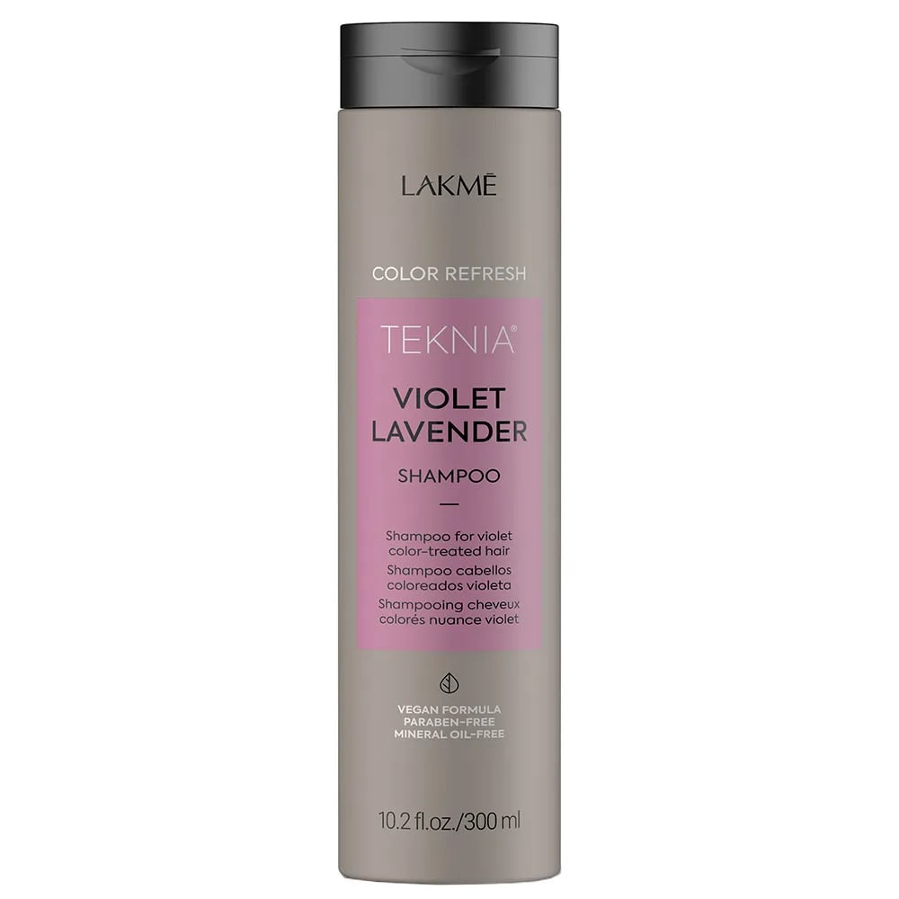 Шампунь для обновления цвета фиолетовых оттенков волос Lakme Teknia Color Refresh Violet Lavender Shampoo 300 мл - фото 1