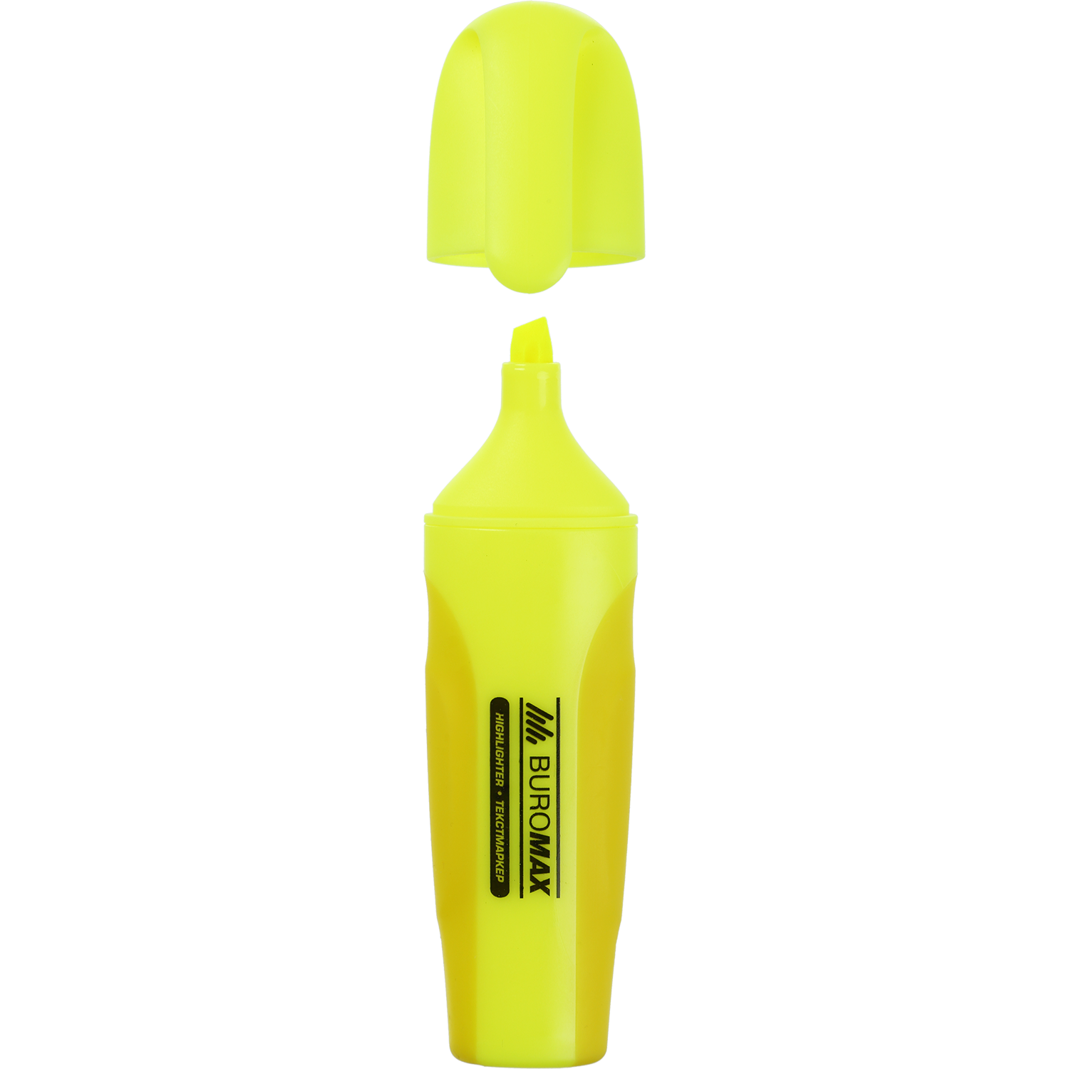 Текст-маркер Buromax Neon жовтий (BM.8904-08) - фото 2