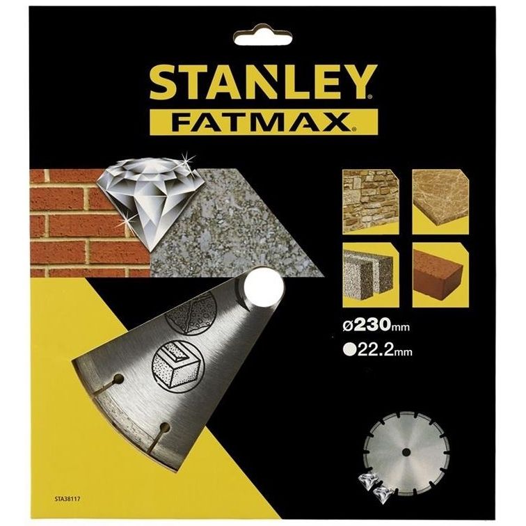 Диск алмазный Stanley 230x22.2 мм (STA38117) - фото 1
