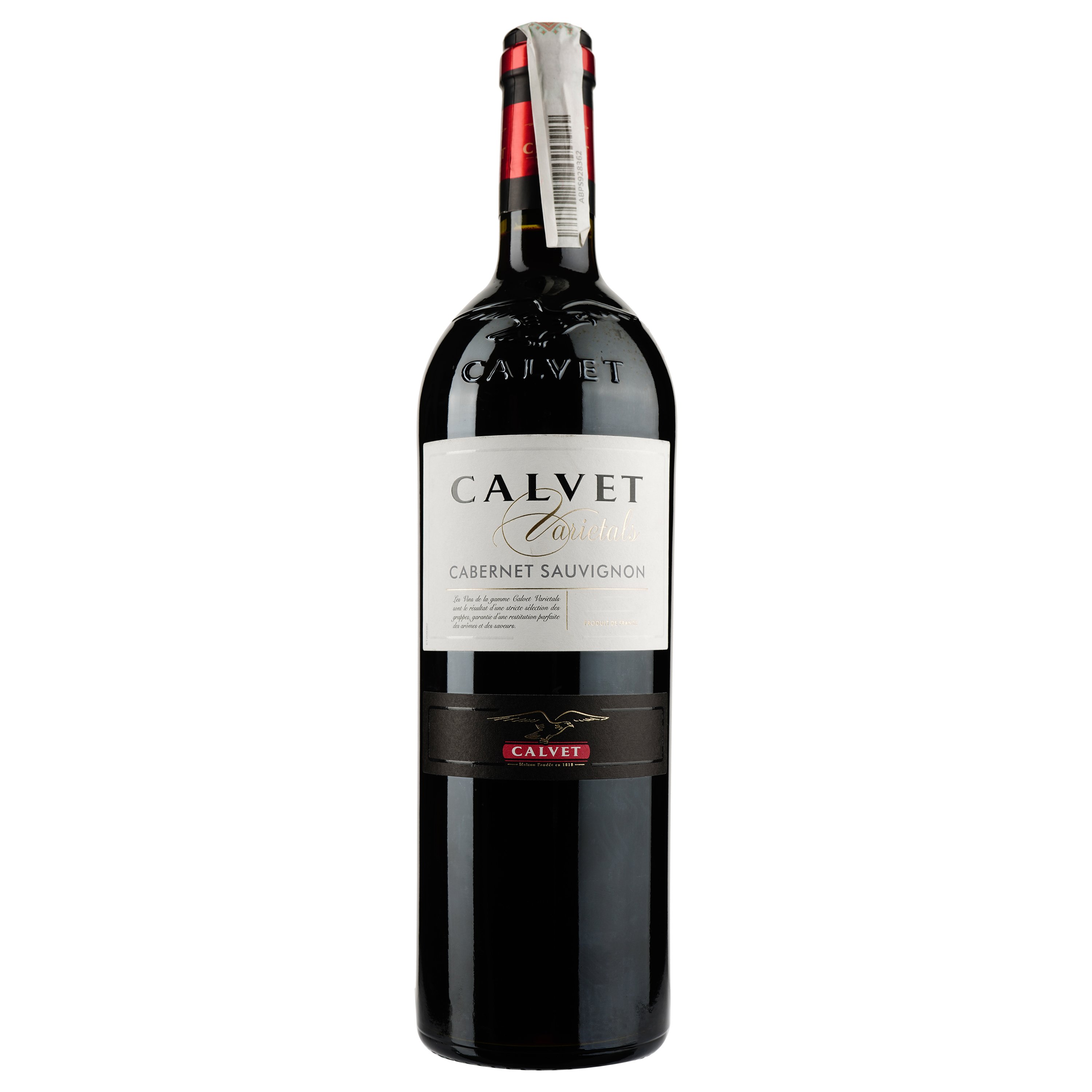Вино Calvet Varietals Cabernet Sauvignon, 12%, 0,75 л (AG1G013) - фото 1