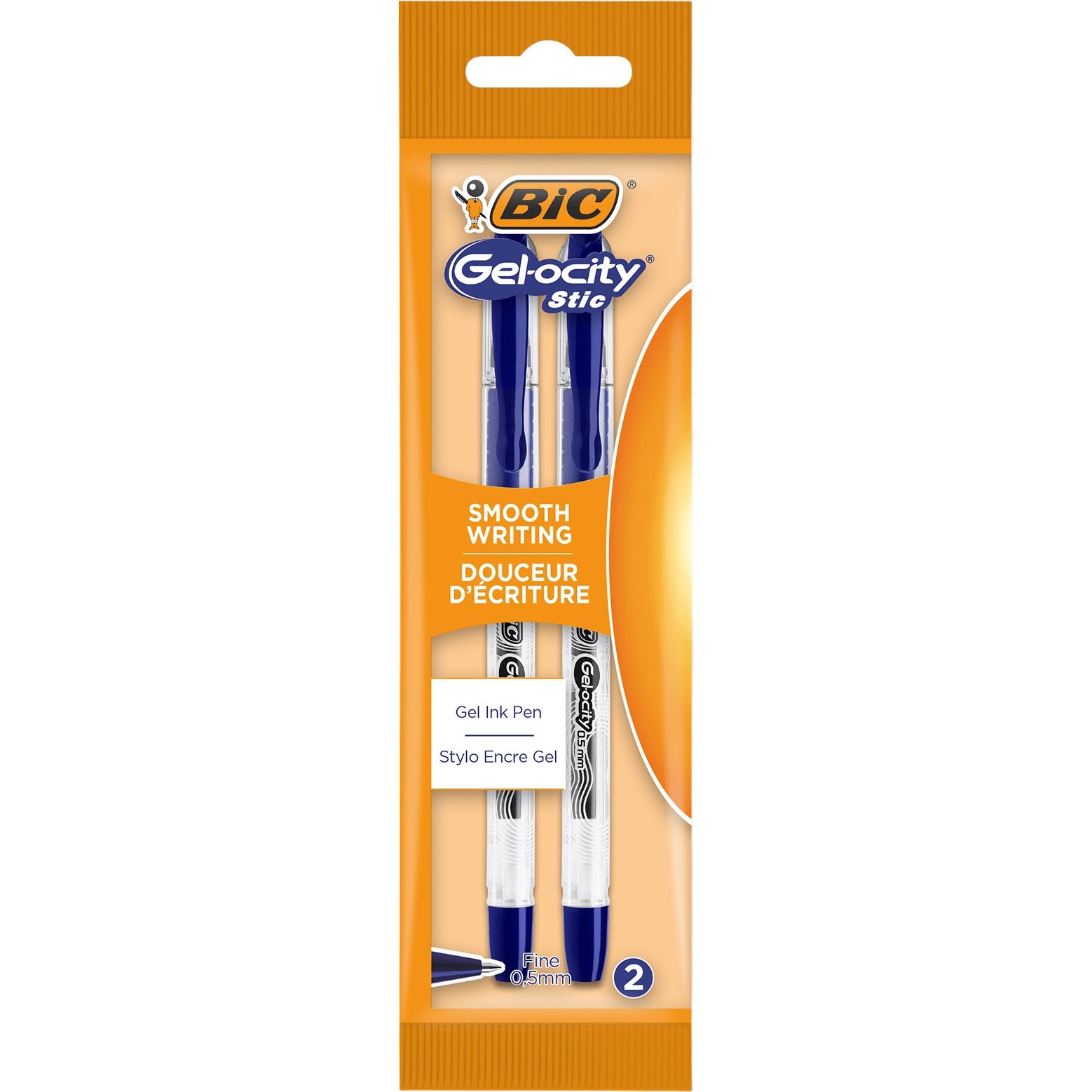 Набір гелевих ручок BIC Gel-ocity Stic синій 0.5 мм 2 шт. (989707) - фото 1