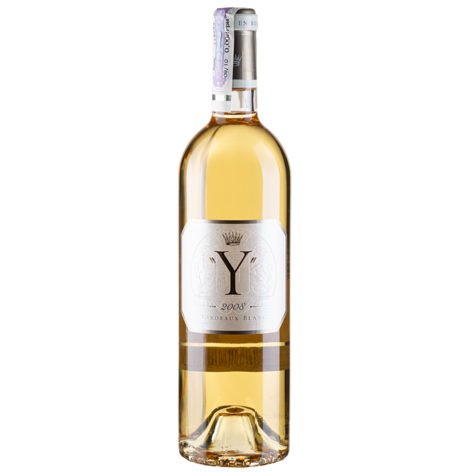 Вино Chateau d'Yquem Bordeauх Blanc 2008, белое, сухое, 14,5%, 0,75 л (1512081) - фото 1