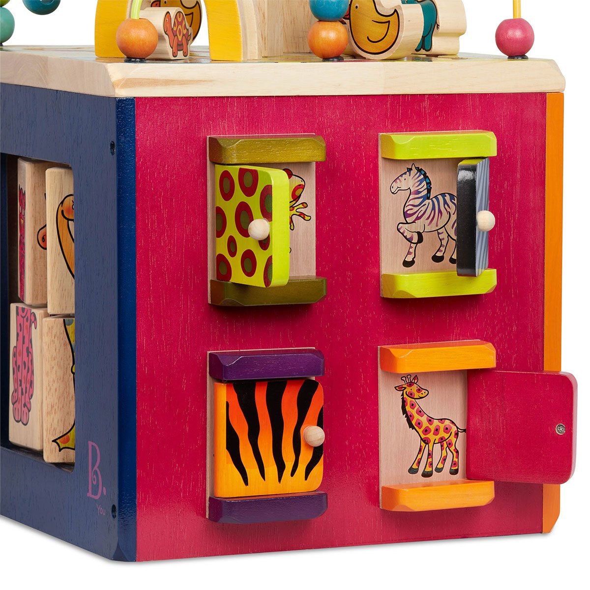 Развивающая деревянная игрушка Battat Зоо-куб (BX1004X) - фото 4