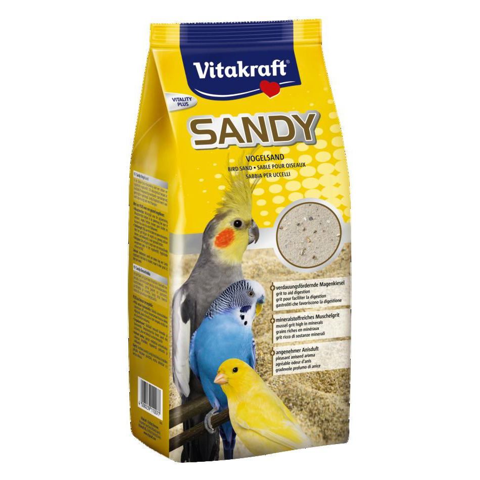 Песок для птиц Vitakraft Sandy Vogelsand, 2,5 кг (11007) - фото 1