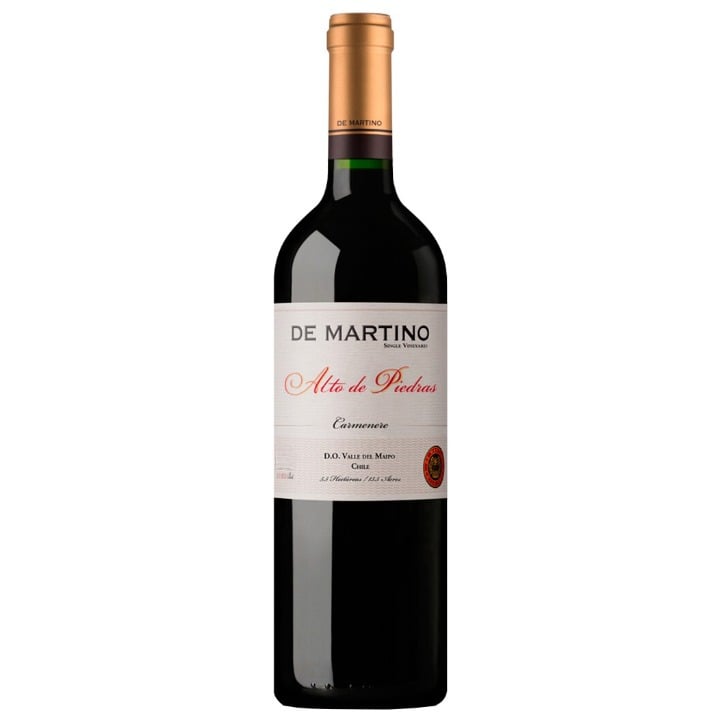 Вино De Martino Single Vineyard Alto De Piedras Carmener, красное, сухое, 13%, 0,75 л - фото 1