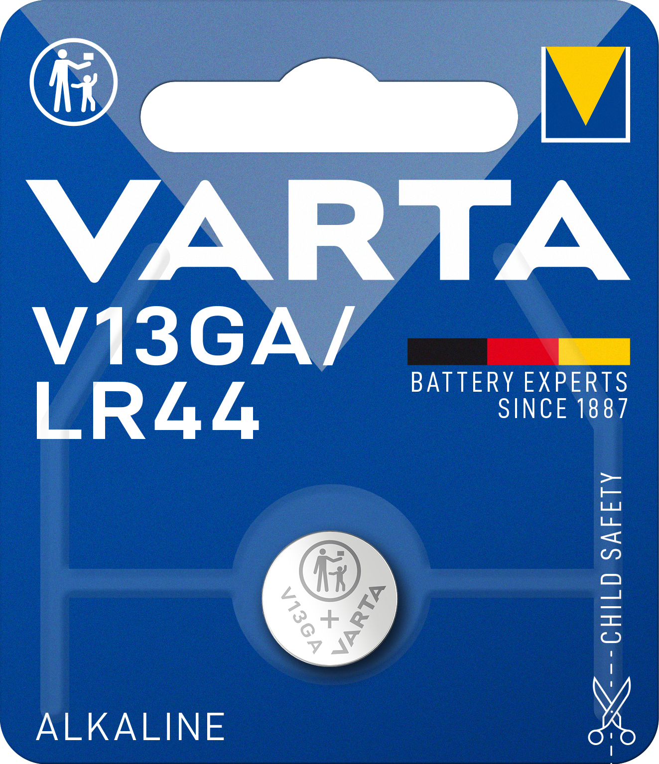 Батарейка Varta V13 GA Bli 1 Alkaline, 1 шт. (4276101401) - фото 1