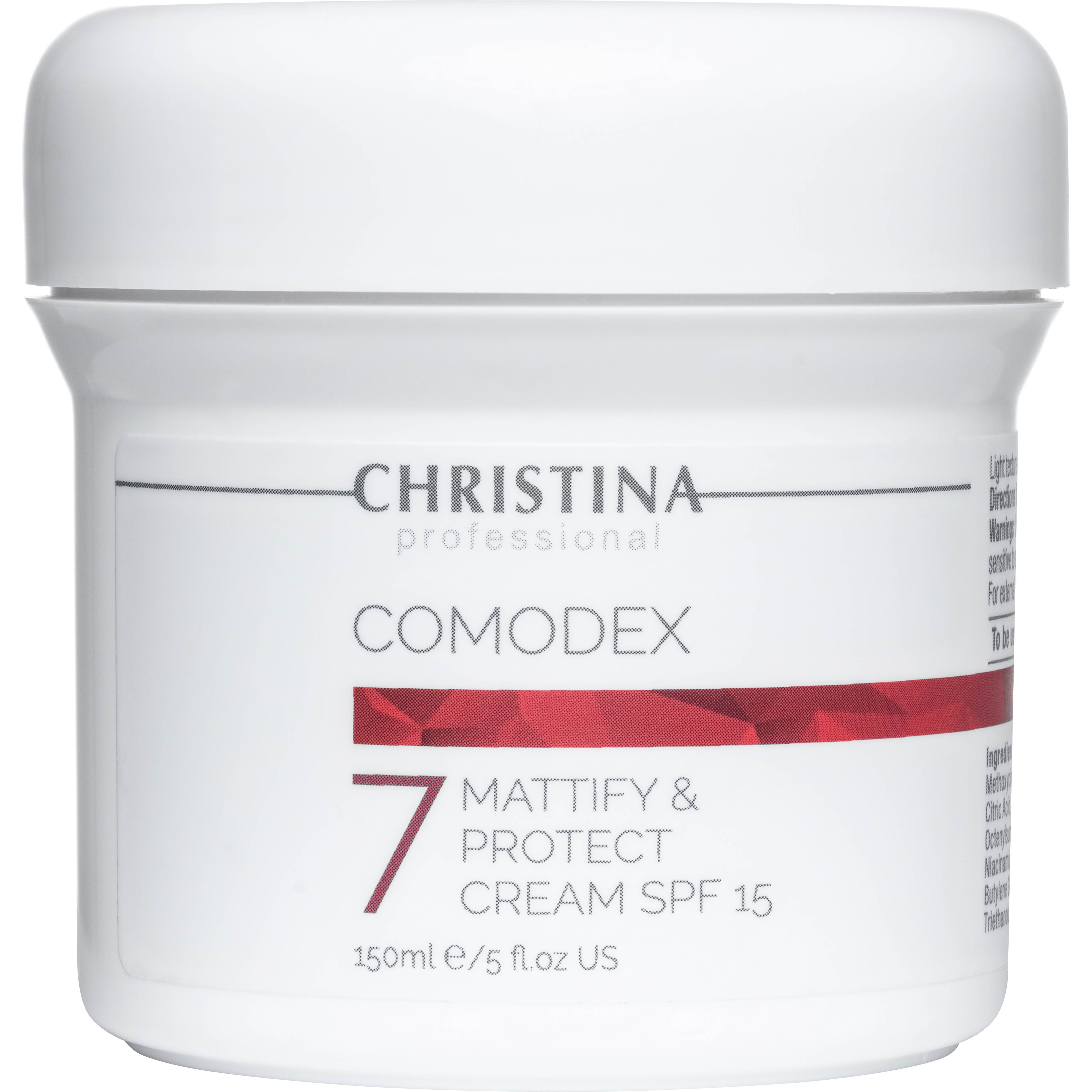 Крем для лица матирующий Christina Comodex 7 Mattify & Protect Cream SPF 15 150 мл - фото 1