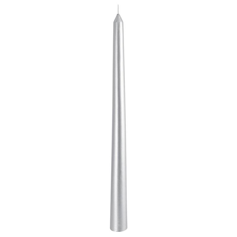 Свічка Романтика Offtop D1, 25 см, срібний (854925) - фото 1