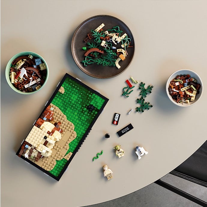 Конструктор LEGO Star Wars Dagobah Навчання джедаєв Діорама, 1000 деталей (75330) - фото 5