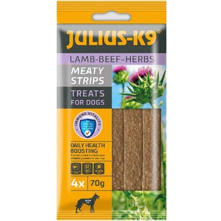 Лакомство для собак Julius-K9 Meaty Snack, мясные полоски, 70 г - фото 1