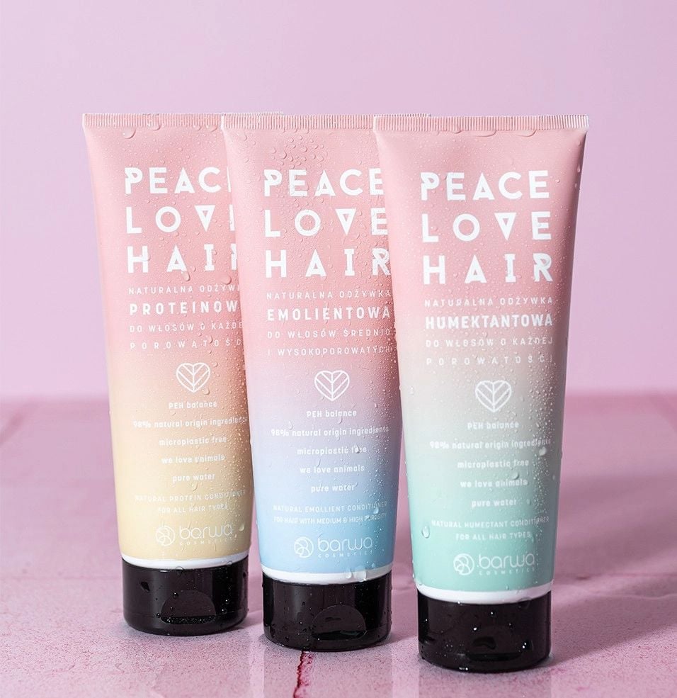 Кондиционер для волос Barwa Peace Love Hair, увлажняющий, 200 мл - фото 2